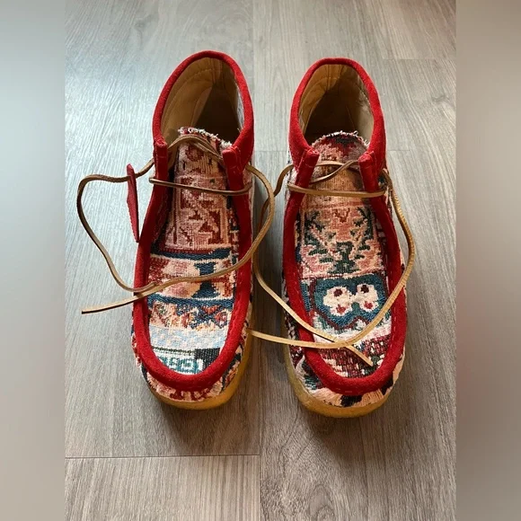 Todd Snyder x Clarks Originals Wallabee Red Kaleidoscope Mens US9.5